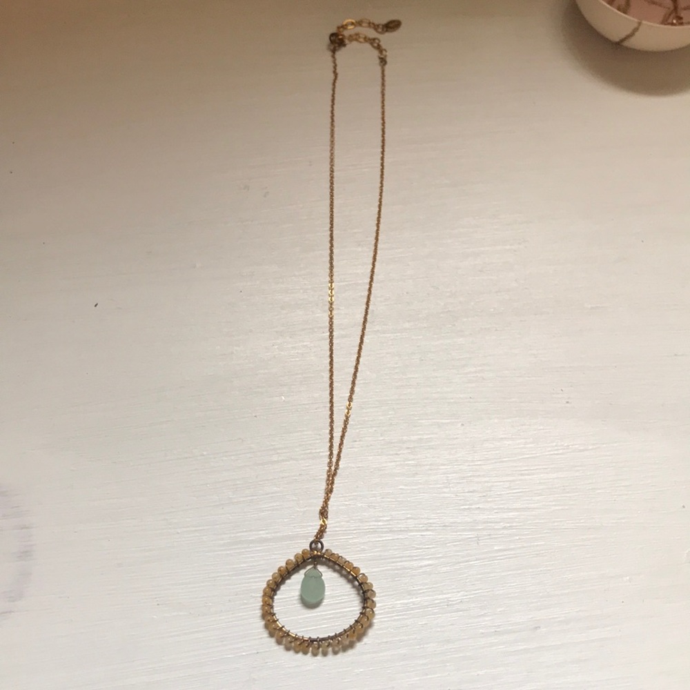 Taolei blue stone necklace